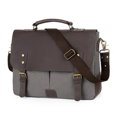 China High Quality Fashion Vintage Canvas Shoulder Bag Cross - Body Bags with Adjustable Strap, Messenger Bag Handbag Purse for Men for sale