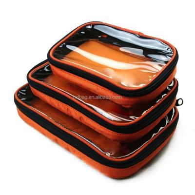 China Waterproof Clear Packing Cubes Sets PVC Plastic PVC Storage Cube Travel Organizer for sale