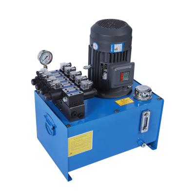 China Popular Outstanding Quality Iron Pressure Solenoid Valve And Steel Pump Electric Hydraulic Station for sale