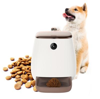 China Dropshipping Auto Remote Auto Feeder 3.3l Tuya Wifi Cat Dog Feeder Smart Pet With Camera Food Auto Feeder White Pp003 for sale