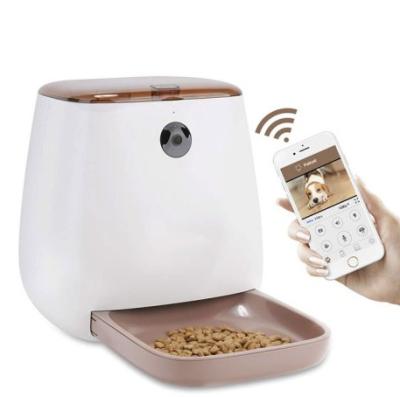 China Smart Automatic Dog Cat Food Dispenser Dog Pet Feeder Cat Smart Tuya Wifi Remote Camera Control 3.3l Automatic Dog Food Feeder for sale