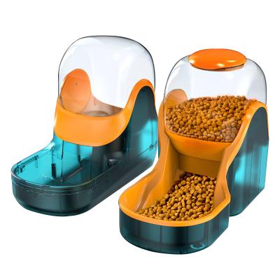 China 2021 wholesale new design smart automatic pet bowls and feeders suitable for cats and dogs automatic pet feeder for sale