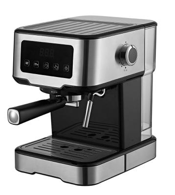 China Hotel Touch Screen Display Coffee Machine Professional Programmable Semi-automatic Espresso Coffee Maker for sale