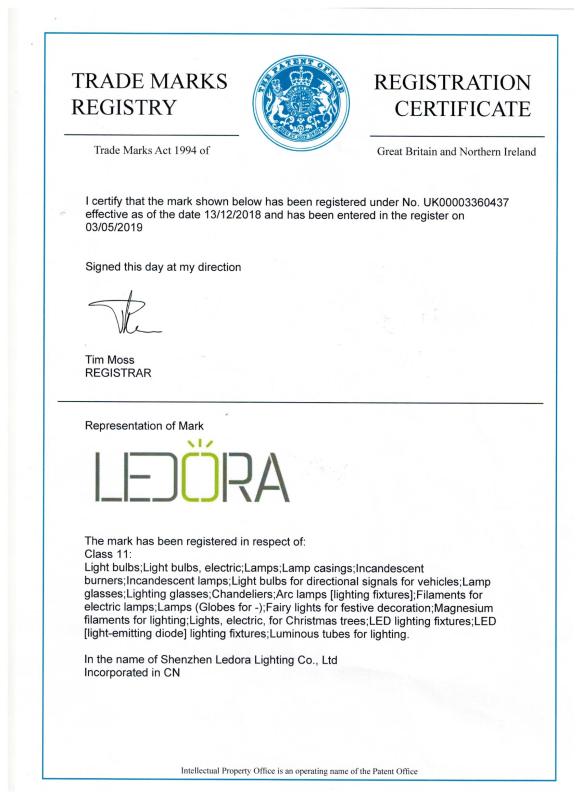 LEDORA - Shenzhen Ledora Lighting Co., Ltd.