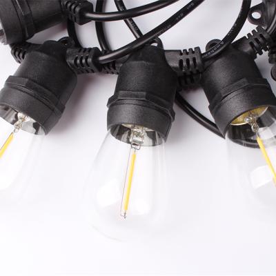 China Indoor/Outdoor Eco-Friendly IP65 Waterproof S14 LED String Lights and Cheap Price S14 Christmas Lights Outdoor String Light for sale