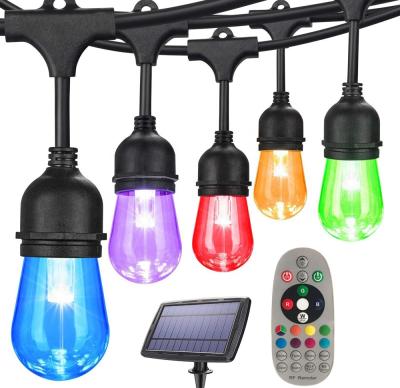 China Solar Powered Dimmable Led Fairy Lights RGB RGB String Lights Dimmable RGB String Lights RGB RGB String Lights Voice Control 12V for sale