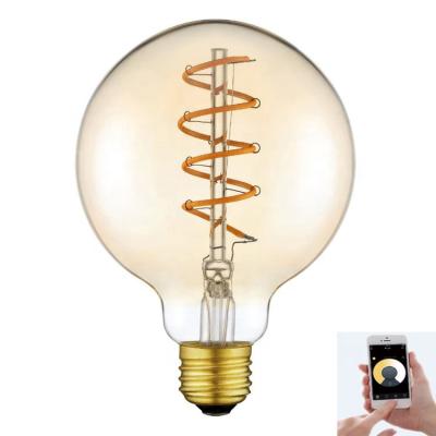 China Warm White 6W Edison Led Light Bulbs Wifi Smart Home Wifi Bulb Control Smart Home Lighting for sale