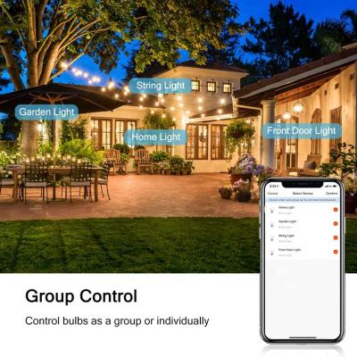 China RTS Home Product Wifi Bluetooth Led Edison Bulb Smart Wifi Lighting With Tuya App Remote Control for sale