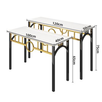 China Shop Unique Design Gold Nesting Table Nested End Table Display Furniture For Boutique for sale