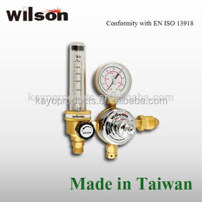 China Wilson KH-101-LM Brass Flow Gauge Gas Pressure Regulator Argon CO2 Pressure Control, UL Listed for sale