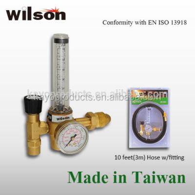 China MIG Wilson 1400 Inert Gas Pressure Regulator Flowmeter Argon CO2 , UL Listed for sale