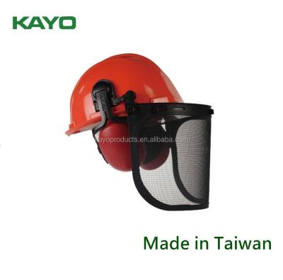 China forest & Garden Works Taiwan CE and ANSI Certified Hard Hat Safety Helmet / Hard Hat Combination Forestry Kit, KHP770 for sale