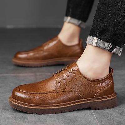 China New Men's Insulative Cowhide Walking Shoes Men's Genuine Leather Shoes Boots Running Light Genuine Breathable Stylish Leather Shoes for sale