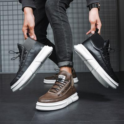 China Fashion trend brand sport men sports light walking trainers flats sneaker shoes men casual shoes trainer outdoor running shoe for sale