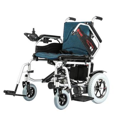 China 2022 Steel Convenience Safe Foldable Ultralight Electric Wheelchair For Disabled for sale