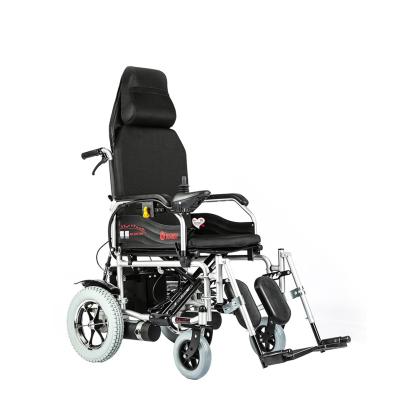 China Lightest Steel Wholesale Power Medical Care Portable Folding Electric Wheelchair For Disabled for sale