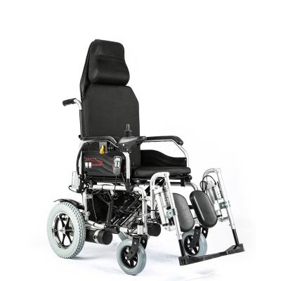 China Lightweight Steel Classic Handicapped High Powerful Recumbent Cheap Electric Wheelchair for sale