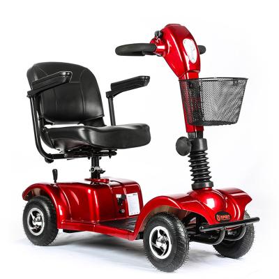 China Convenience Unisex Popular Safe Mobility 4 Wheel Older Medical Adult Electric Scooter For Disabled for sale