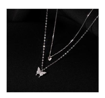 China E-commerce Goods Metal Stainless Steel Cool Girl Necklace Design Jewelry Luxury Personalized Luxury Light Chain for sale