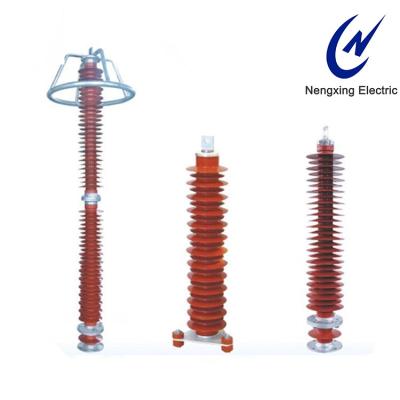 China Electrical Performance 110kV 5kA Class 1 Power Station Polymeric Surge Arrester for sale