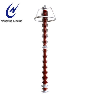 China Electrical Performance Power Plant 220kV Composite Metal Oxide Arrester Te koop