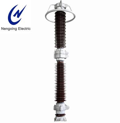 China Ceramic Jacket Arrester Arrester / 33KV 66KV 110KV 220KV Substation Arrester / Electrical Switchgear Suppliers for sale