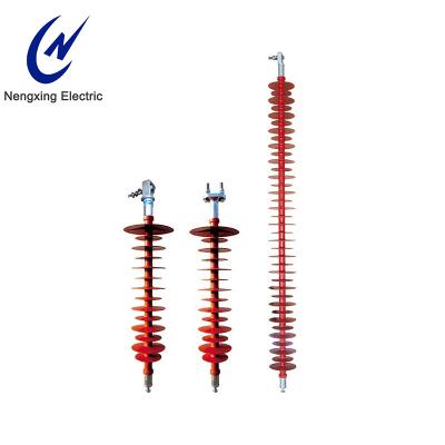 Chine Prevent jumping of wind high voltage transmission line 220kv anti-wind composite insulator à vendre