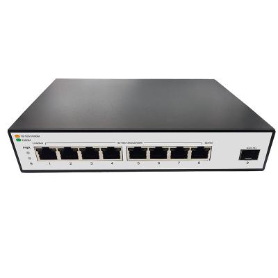 China Port Unmanaged Network Switch Support 9 VLAN 8 x 2.5GBASE-T 1 X 2.5GBASE-X Ethernet Ports for Home Entertainment or SOHO Networking for sale