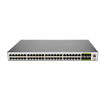 China POE PDnet 54 Ports Switch Fiber Ethernet Switch Uplink 6*10G SFP+ Management POE Switch for Campus for sale