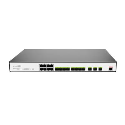 China LACP PDnet 19 Ethernet Metal Port Switch Controlled Plug and Play 2 Layer 8*1GE + 11*10G XGS Uplinks for sale