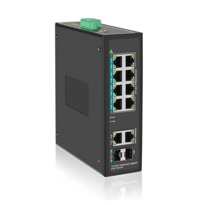 China Industrial Port Ethernet Switches OEM IP40 10/100/1000Mbps 16 VLAN Support OEM ODM for sale