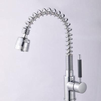 China Single Hole Wire Drawing Faucets Contemporary Thermostatic Kitchen Faucet Silver Pull Out Faucet Kitchen Sink Faucet Water Tap for sale