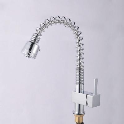 China China Factory Thermostatic Faucets Solid Brass Drawing Lower Spring Kitchen Faucet for sale