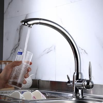 China Thermostatic Faucets Kitchen Taps Kitchen Sink Faucet Drinking Water Filtration Faucet 3 Way Kitchen Faucet 3 Way for sale