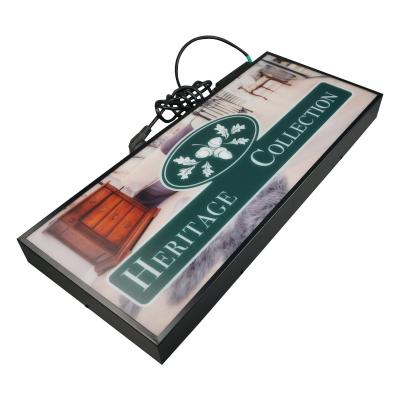 China Advertising outdoor aluminum frame light box outdoor profile display logo sign led light box for sale