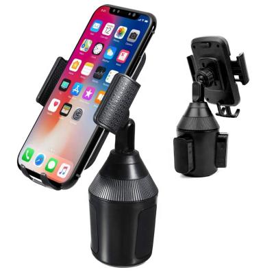 China Universal Adjustable Cup Holder Smartphone Mobile Phone Holder Car Hot Selling 360 Degree Rotate for sale