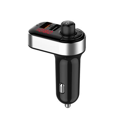 China UniversalÂ   2021 New Product C7 Car Charger 2 USB Led Display 5V/15W Amazon Car BT 5.0 Player Wireless Charger For Mobile Phones for sale