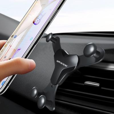 China Wholesale High Quality Universal 360 Rotation 2021 Rotation Mini Air Vent Mobile Cell Holder Gravity Car Mount Phone Holder for sale