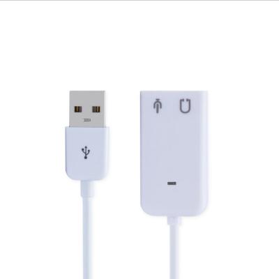 China Cable Fast Mode Network Travel USB Adapter Independent External Usb Sound Card for sale