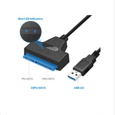 China Fast Easy Drive Usb3.0 Cable Adapter Cable Adapter Usb 3.0 To Sata Converter for sale