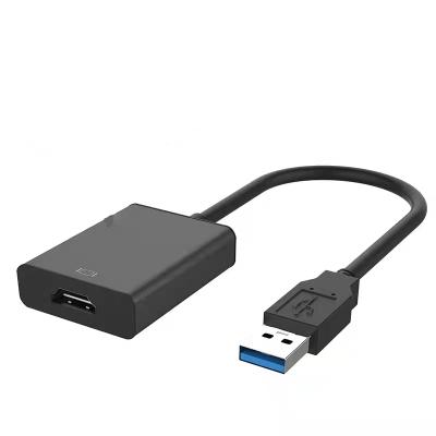 China Game Player USB to H D Adapter USB 3.0 to HDTV P Video Graphics 1080 Cable Converter for Multiple Monitors for sale