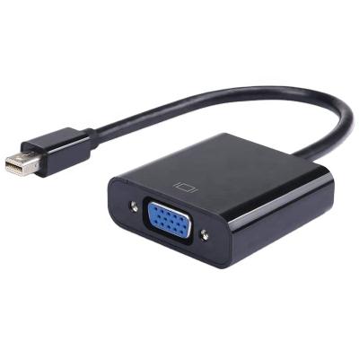 China Direct Supply Hot Selling Manufacturer HDTV Mini Display Port To Vga Cable Converter 1080p Mini Dp To Vga Female Adapter for sale