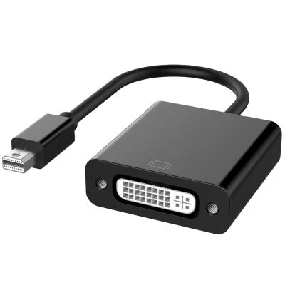 China Direct Supply Hot Selling Manufacturer HDTV Mini Display Port To Dvi Cable Converter 1080p Mini Dp To Dvi Female Adapter for sale