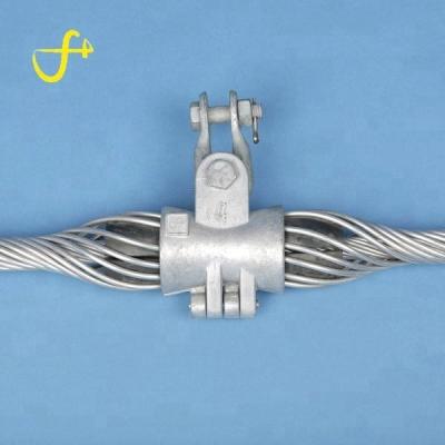 China For ADSS Adss opgw cable hanger clamp armor overhead conductor clamps for electrical power line for sale