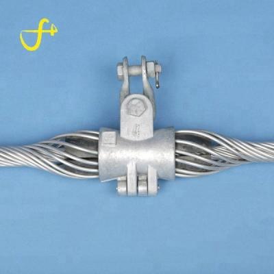 China ADSS Cable Fixing Satellite Dish and Cable Accessories Preformed Armor Rods Tension Clamp for sale