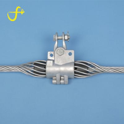 China For ADSS Opgw adss preformed armor rods cable tension clamp cable anchor clamp for sale