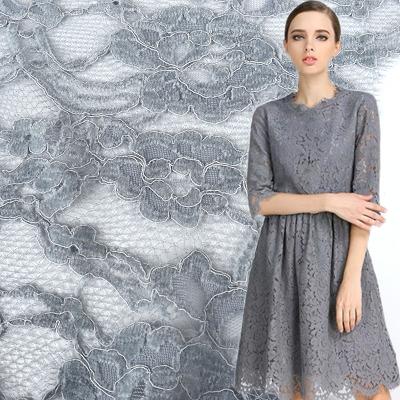 China 2023 New Cotton Factory Pure Eyelet Embroidery Lace Fabric Pure Suitable Clothing For Multi Style Dress Clothing for sale