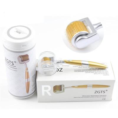 China Anti-puffiness Dermaroller 192 ZGTS titanium high quality derma roller micro needle for sale