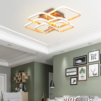 China New Arrival Outdoor Mounted Modern Led Ceiling Lights For Living Room Bedroom Dining Room Luminarias Led Black Or White Ceiling Lamp for sale