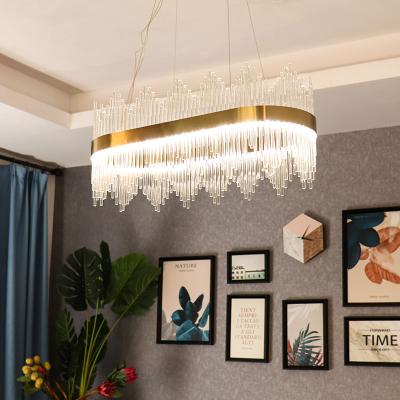 China Wholesale Price Modern Indoor Home Lamparas Led Hanging Pendant Light Crystal Chandelier Modern Luxury for sale